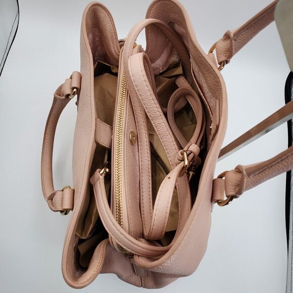 Like New Kate Spade Lise Mulberry Pink Leather Shoulder Bag Purse Handbag - Picture 7 of 14